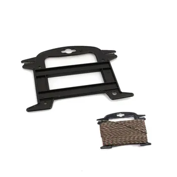 

Economic Black Parachute Cord Organizer Winder Spool Spool Cord Winder Camping Outdoor Paracord Winder Holder Ifesaving