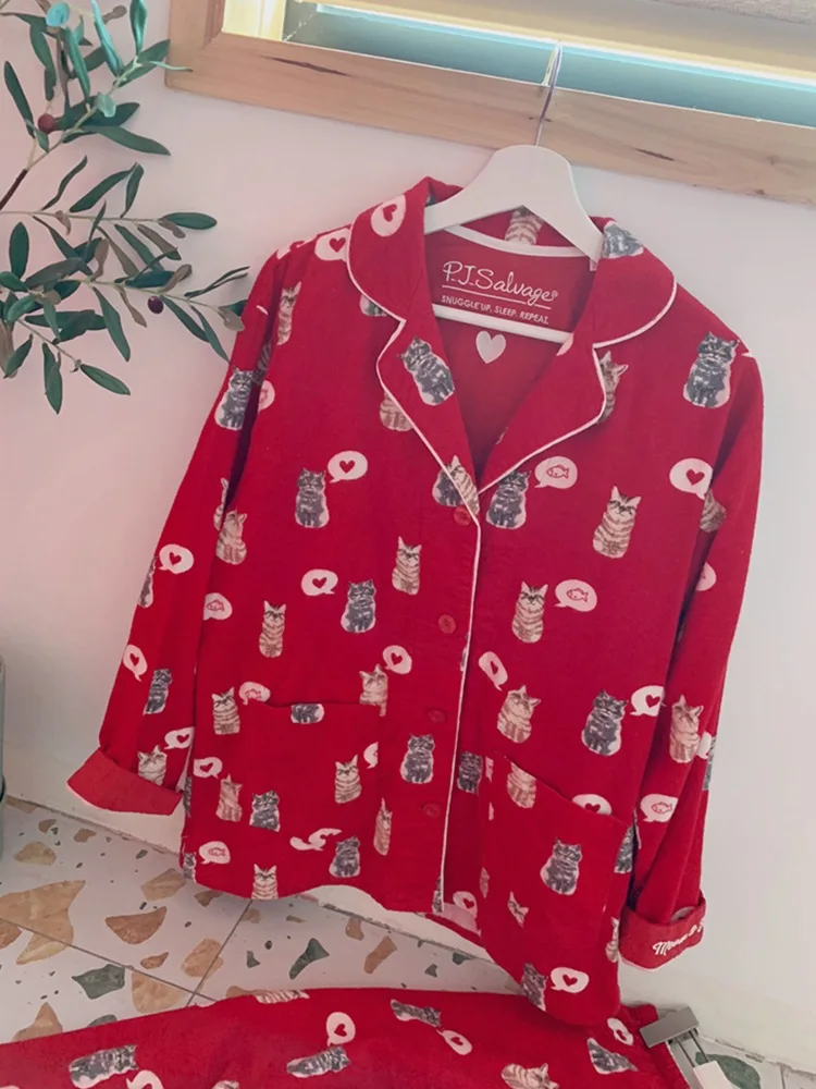 Женский пижамный комплект с мультяшным рисунком, женская одежда, пижама, женское нижнее белье, Женский Топ с рукавами