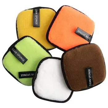 

4pc 5PC Makeup Remover puff Soft cotton Towel Cloth Pads Face Cleansing Reusable Washable Wipe Pads Natural Remover Lazy Use 40P