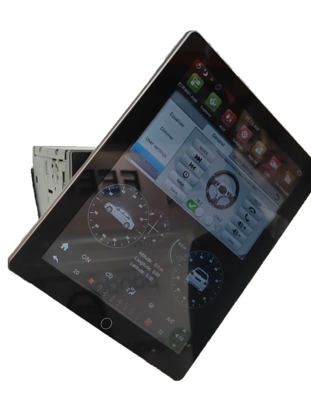 Универсальный Автомобильный мультимедийный плеер с автоповоротом на android 2 din, 9,7 дюймов, carplay, HDMI, gps навигация, автомагнитола, аудио, стерео