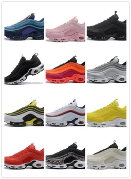 

New men's shoes classic 97 running shoes for women black white sports shoes sports shoes breathable cushion men sneakers 4-11