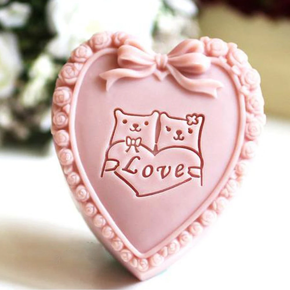 Heart Tree Resin Seal Stamp Soap Stamps Handmade Soap Candle Candy Stamp  Cookies Stamp -  Denmark