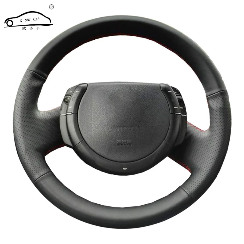 Оплетка руля для Citroen Triumph C4 2005 2010/Чехлы рулевого колеса автомобиля чехлы на