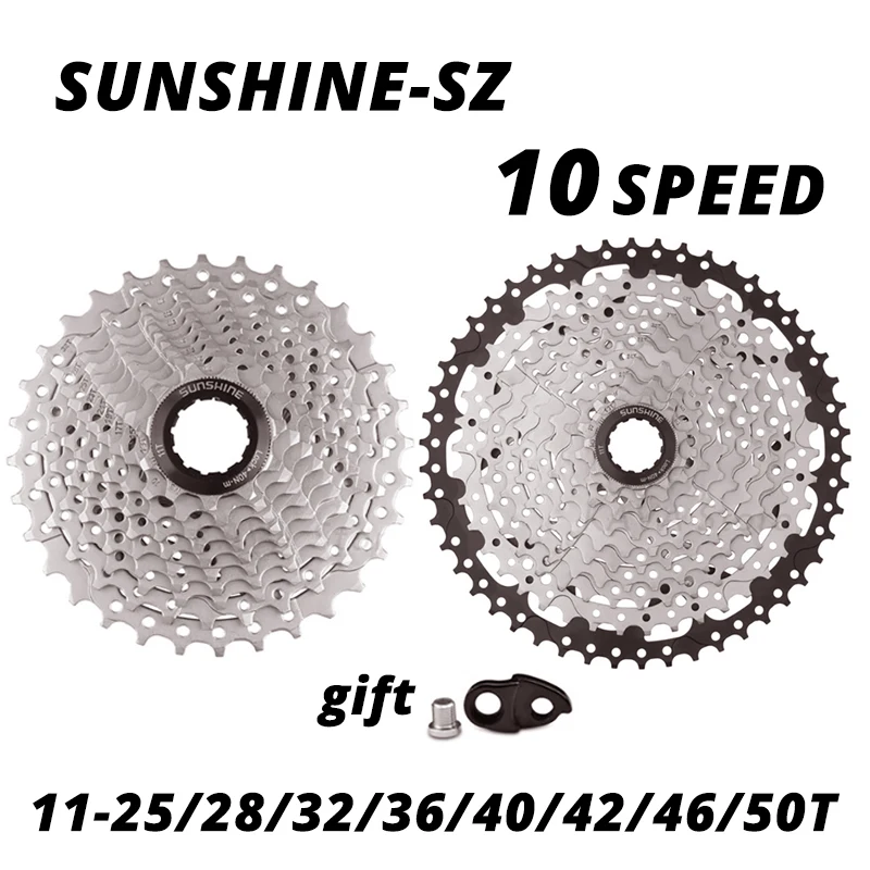 SUNSHINE MTB дорожный велосипед 10 скоростей трещетки 10S 25/28/32/36/40/42/46/50T переключатель Системы m6000 SRAM велосипедные аксессуары
