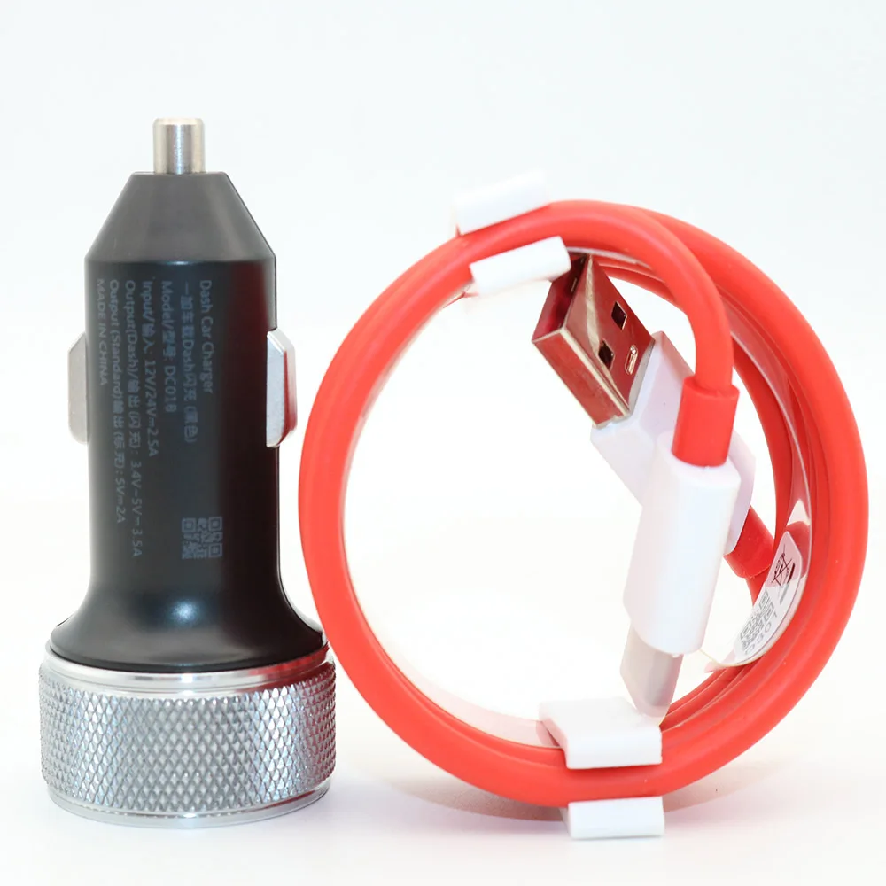 OnePlus 7 6 6t Dash Car Charger 5V 3.5A Original Dash Fast Charging Car Charger For One Plus 7 6T 5T 1+5 A5000 One Plus 3T 1+3T - Тип штекера: Car charger cable