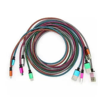 

Aluminium Snake Pattern Fabric Type-C Micro 5pin 8pin Usb Cable Date Sync Charger Cable for Iphone 8 7 Sumsung Cheap 300pcs/lot