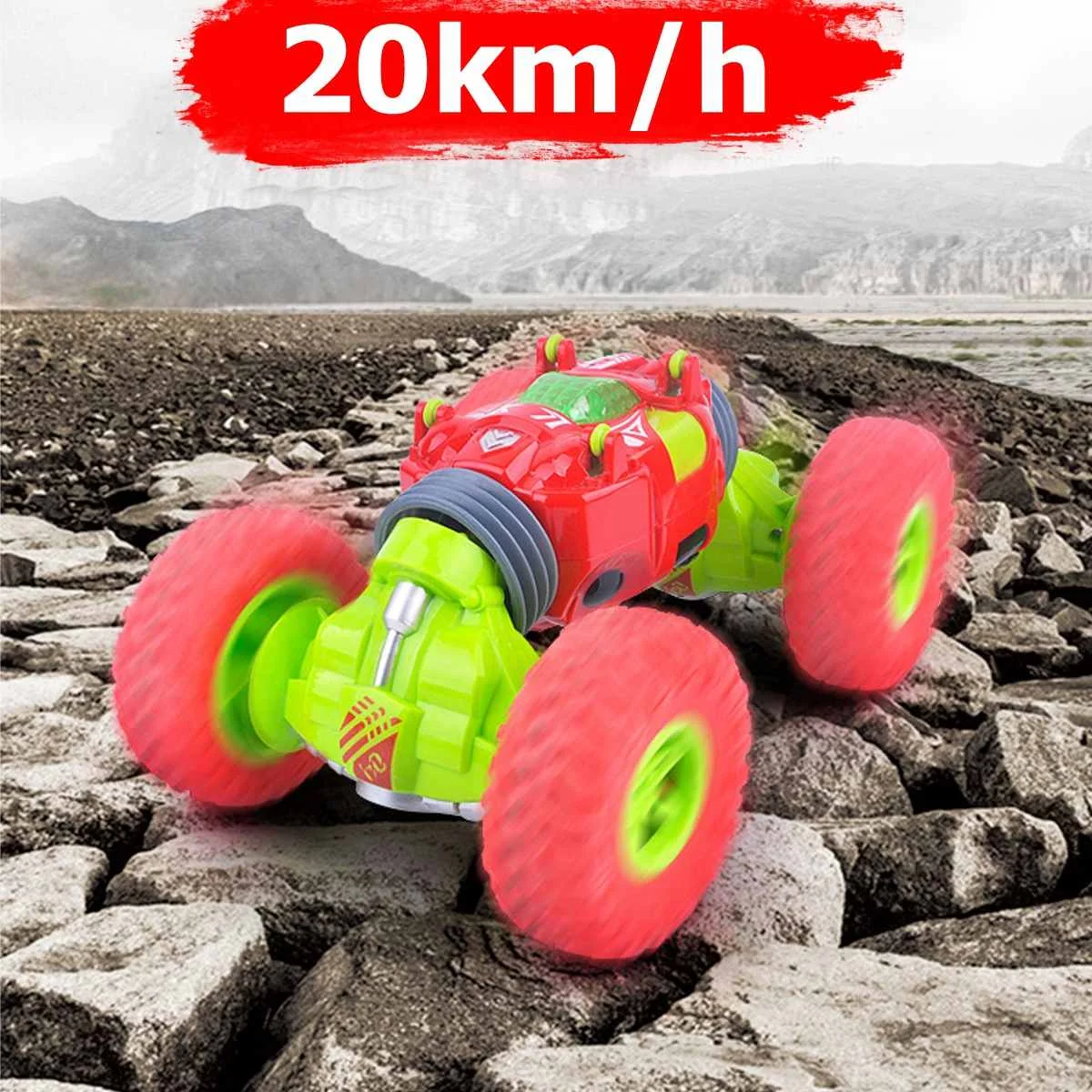 

Hot 15km/h RC Car Radio Control 2.4GHz 4WD Twist- Desert Cars Off Road Toy High Speed Climbing RC Car Kids Children Toys