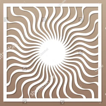 

115x115mm Square Sun Glare Pattern Background Metal Cutting Dies For DIY Scrapbooking Cards Decorative Craft Embossing