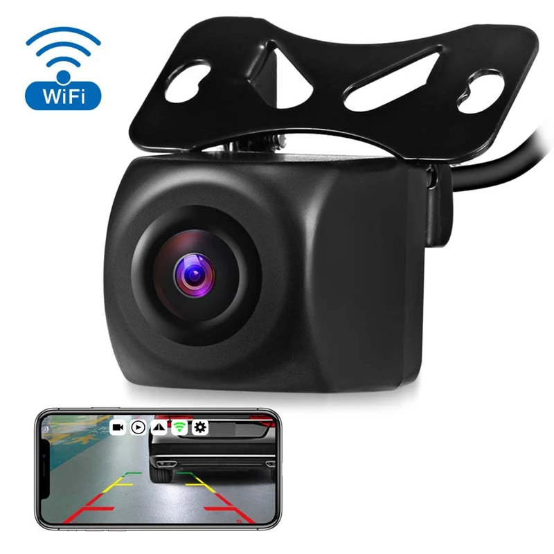 Беспроводная Автомобильная камера заднего вида Hd 720P Wifi Даш-камера мини-тахограф