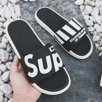 

TZLDN 2020 New Summer Cool Home Super Slipper Man High quality Soft Beach Slippers Fashion Boy Casual Shoes