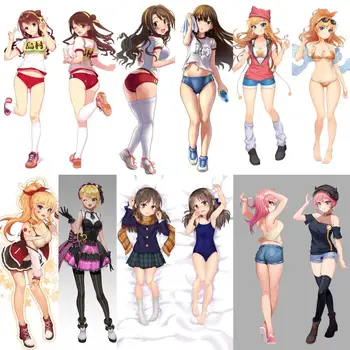 

Anime Dakimakura 2Way The Idolmaster 160x50cm Waifu Japanese Manga Girl Sexy Body Hugging Pillow Case Cover Gift for OTAKU