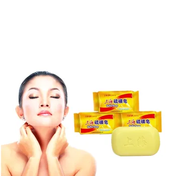 

Drug soap Shanghai traditional sulfur soap de-acaricidal anti-inflammatory. Repair Skin Bath solid Chinese medicine soap