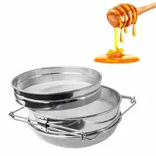 Из нержавеющей стали медовая сито сети сетчатый фильтр для экрана Инструменты для пчеловодства столовые приборы для меда