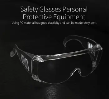 

Studyset Goggles Glasses Unisex High Definition Fog Blocking Anti-dust Droplets Adjustable Eyewear