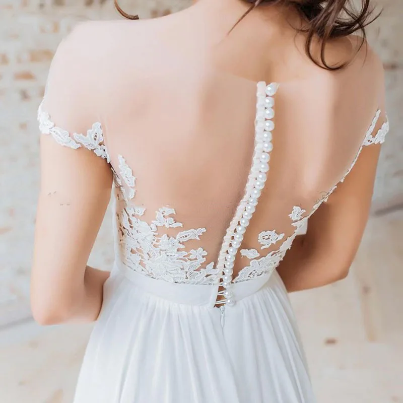 Eightale-Beach-Wedding-Dresses-O-Neck-Appliques-Lace-Sexy-Boho-Wedding-Gown-A-Line-Side-Split (2)