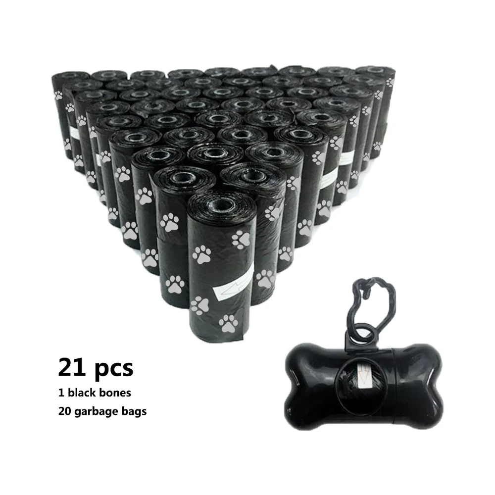 Poop-Bag Clean-Bag-Dispenser Degradable Pet-Dog Pet-Waste-Clean Printing with Dog-Up
