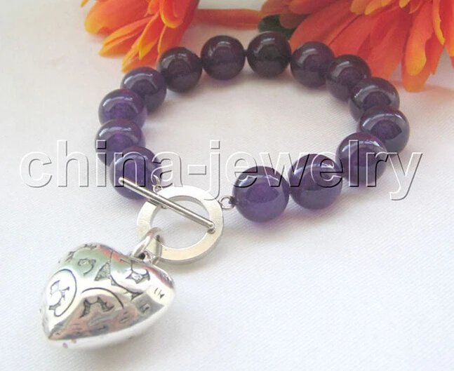 Красивый 8 &quotнатуральный круглый цветной браслет 914 + | Украшения и аксессуары