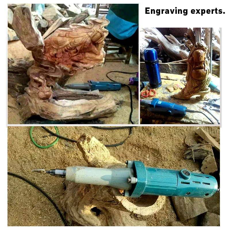 850 Вт высокая мощность Большой Искусство двойной подшипник резьба по дереву