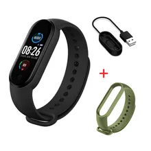 M5 relógio inteligente bluetooth rastreador de fitness pedômetro monitor freqüência cardíaca chamada lembrete pressão arterial smartband para ios android