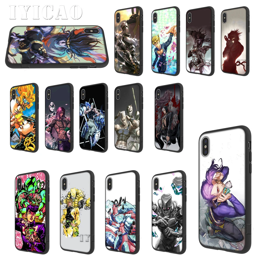 Iyicao Jojo Bizarre Adventure Soft Silicon For Iphone 5 5s Se 10 X Xs Xr Xs Max 6 6s 7 8 Plus 11 Pro Max Phone Cover Half Wrapped Cases Aliexpress Iyicao Jojo Bizarre Adventure Soft Silicon For Iphone 5 5s Se 10 X Xs Xr Xs Max 6 6s 7 8 Plus 11 Pro Max Phone Cover Half Wrapped Cases Aliexpress