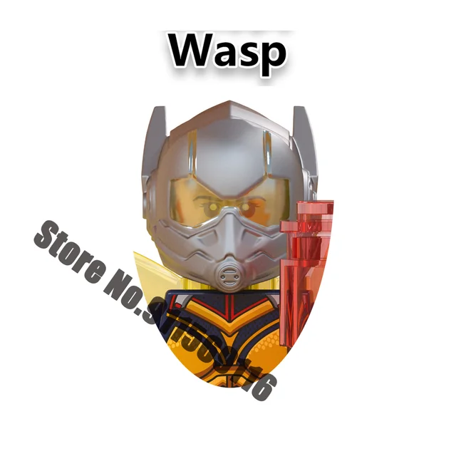 Superhero Building blocks Loki Sylvie Iron Man Spiderman Hulk Thor Captain America Venom Groot Thanos Vision Falcon Deadpool Toy A-WM720