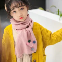 Girls Scarf Shawl Baby Kids Scarves Children Neckerchief Girl Autumn Winter Warm Neck Wear Accessories