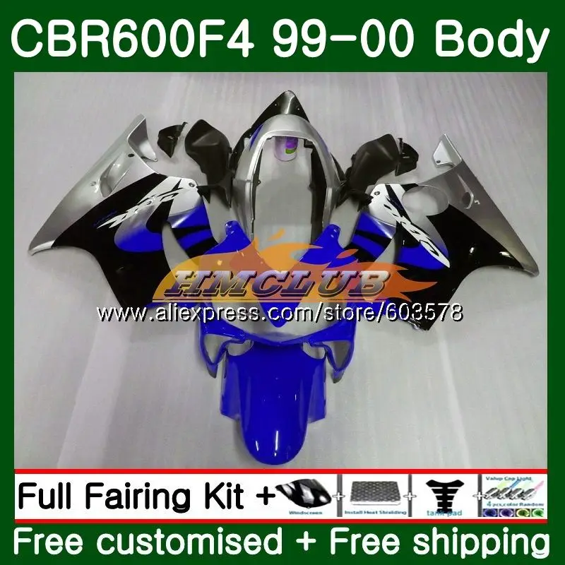 Средства ухода за кожей для HONDA CBR 600F4 CBR600 F 4 CBR 600 F4 1999 2000 69CL. 57 600CC CBR600F4 CBR 600 FS CBR600 F4 99 00 Обтекатели цвет: черный, синий