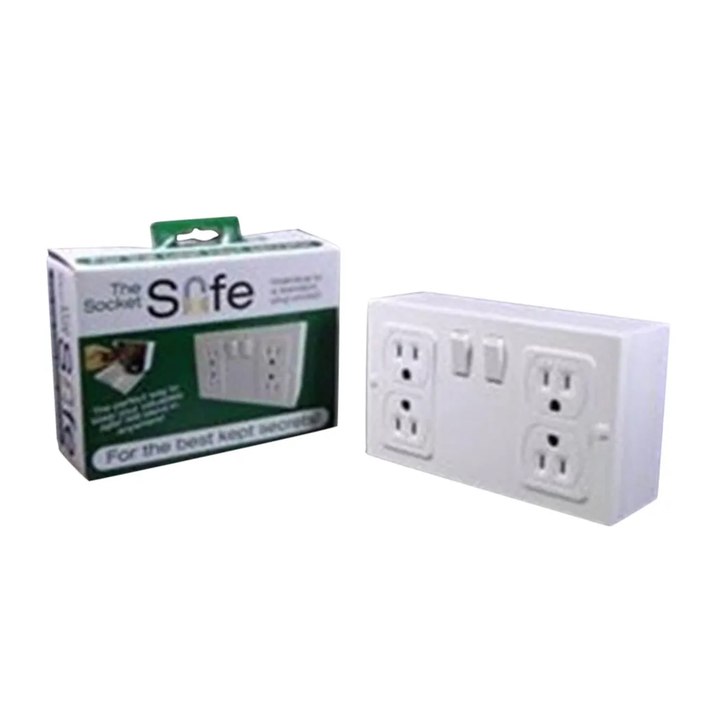 Smart Safe Secret Storage Box Looks Like A Power Socket organizer case Safety Socket Outlet Board Container - Цвет: B
