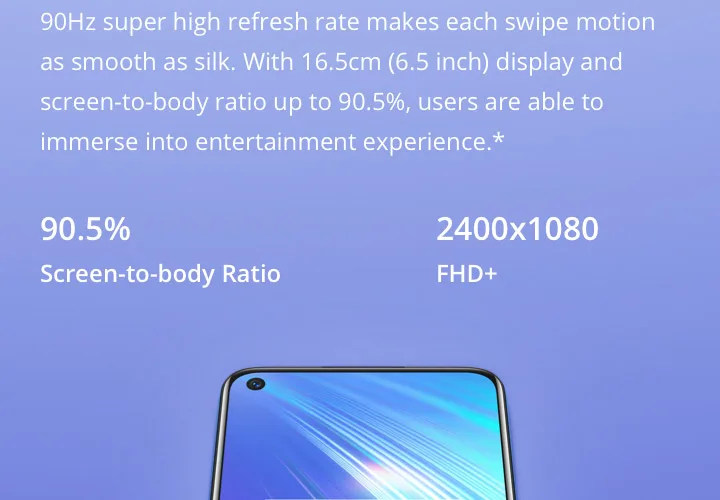 realme 6 Global Version Mobile Phone 4GB 8GB RAM 128GB ROM 30W EU Flash Charge 4300mAh Helio G90T 64MP Camera NFC Play Store