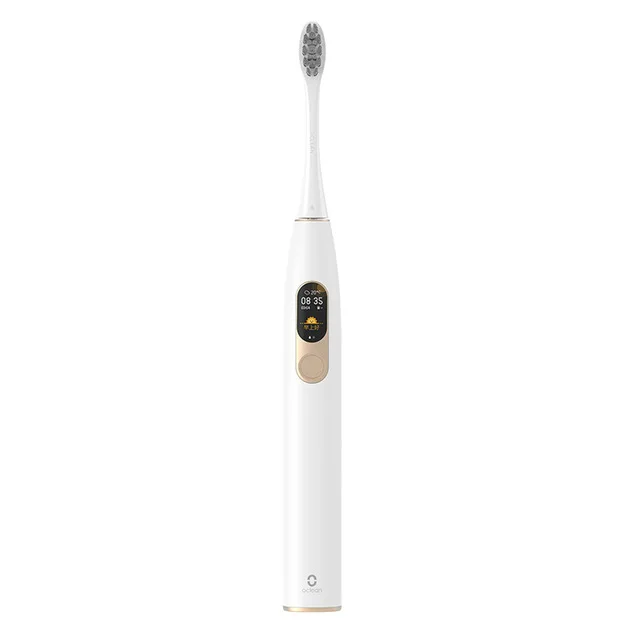 Standard Oclean X Xiaomi sonic электрическая зубная щетка перезаряжаемая Водонепроницаемая ультра звуковая зубные щетки для взрослых отбеливание здоровый лучший подарок - Цвет: Standard