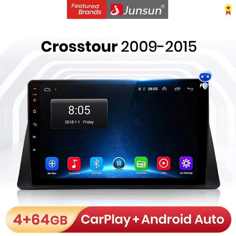 Автомагнитола Junsun V1 Pro мультимедийный проигрыватель на Android 10 0 4 Гб ОЗУ 64 ПЗУ с