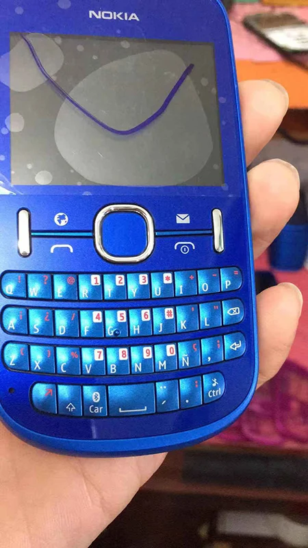 Nokia Asha 201 разблокированный телефон 2," 2.0MP две sim-карты Bluetooth GSM/WCDMA 2G телефон