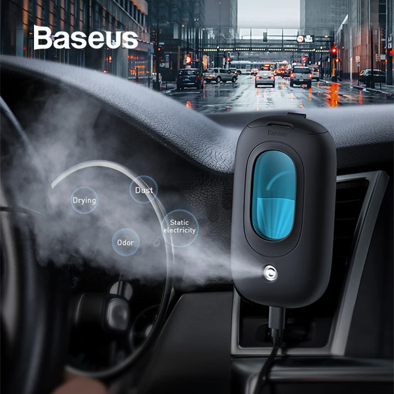 Billig Baseus Auto Lufterfrischer Purifier Auto Mini Magnetische Luftbefeuchter Freshner Auto Air Outlet Diffusor Parfüm Duft