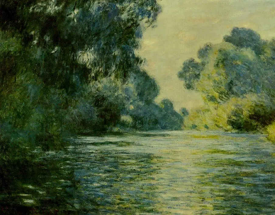 12 художественных картин ручной работы-Morning on Seine in Rain пейзаж Клода Мона-картина маслом на холсте-дешевый домашний декор качество - Цвет: 2