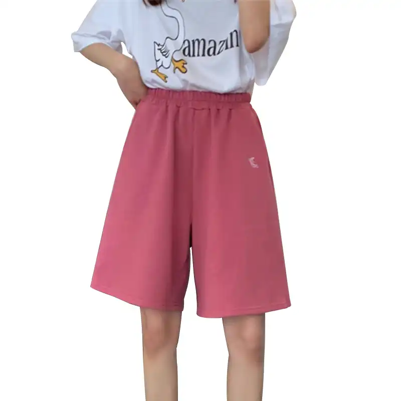 ladies elastic waist bermuda shorts