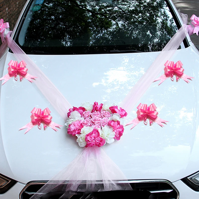 Wedding Car Decoration Artificial Flowers