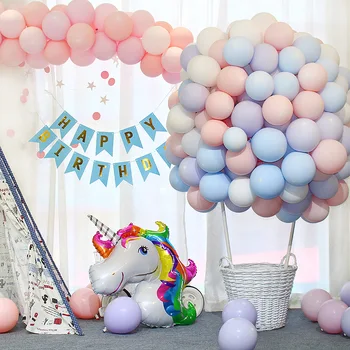 

5-18Inch Macarone Soft Light Balloon Candy Color Matte Latex Balloons Birthday Party Wedding Valentine's Day Various Party Decor