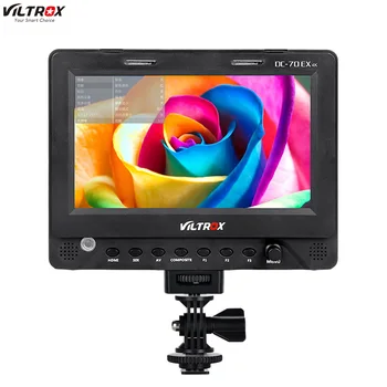 

Viltrox DC-70EX 7" HD Clip-on LCD Camera Video Monitor Display 1024 * 600 Resolution for HDMI SDI AV for Canon Nikon Sony