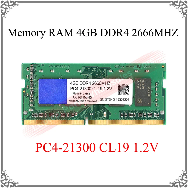 Laptop Memory Ram 4gb Ddr4 2666mhz Pc4 Cl19 1 2v Sts4g Ddr 4gb Memory Motherboard Add On Cards Aliexpress Laptop Memory Ram 4gb Ddr4 2666mhz Pc4 Cl19 1 2v Sts4g Ddr 4gb Memory Motherboard Add On Cards Aliexpress
