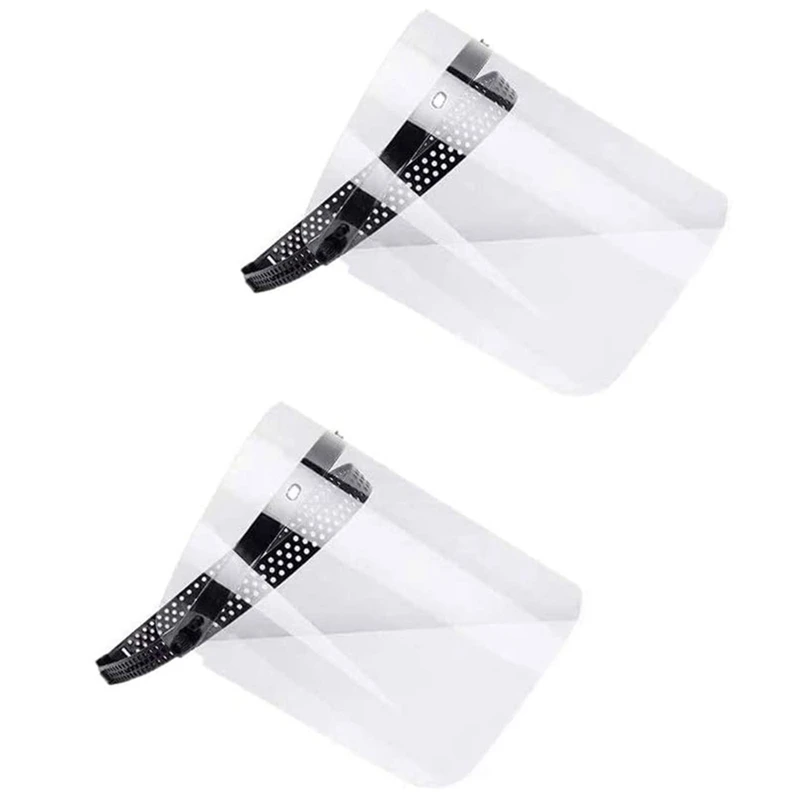 

Hot kf-All-Purpose Face Shield Transparent Protective Mask Anti-Saliva Protective Hat Anti-Wind Anti-Fog Masks 10Pack