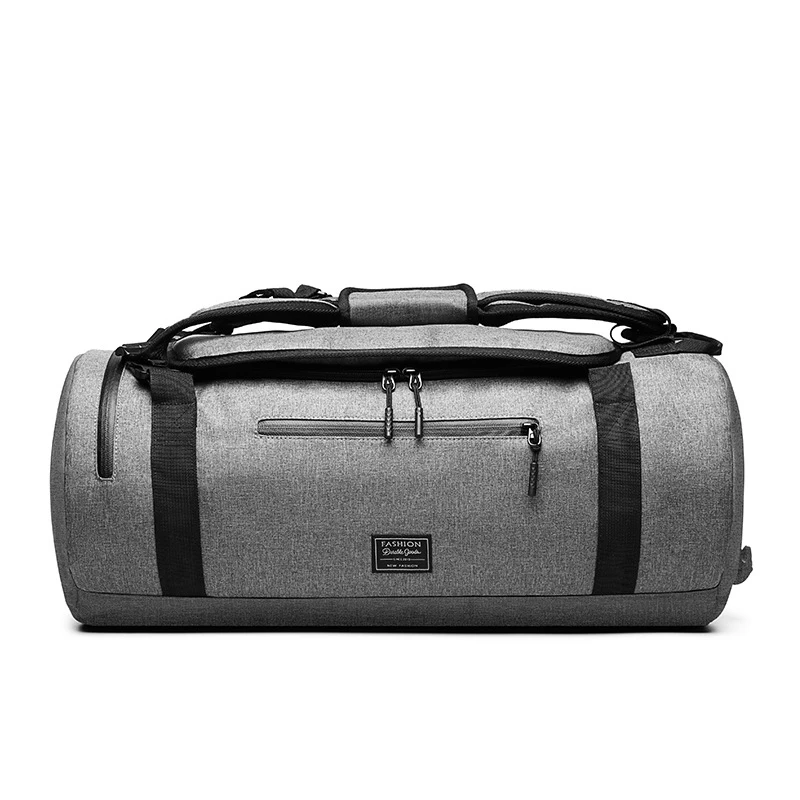 

ABZC-Waterproof Travel Bag Mens Garment Bags Women Travel Shoulder Bag 2 in 1 Large Luggage Duffel Totes Carry on Leisure Hand B