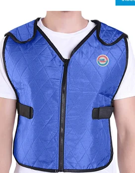 

Cooling Ice Vest Breathable Comfort Psyctic Vest Gear Fishing Cycling Running Cooking Stays Cool and Dry Adjustable 02