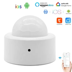 Tuya Zigbee Motion Sensor Detector Smart Home PIR Human Body Sensor Alarm System Use With Zigbee Gateway For Alexa Google Home 