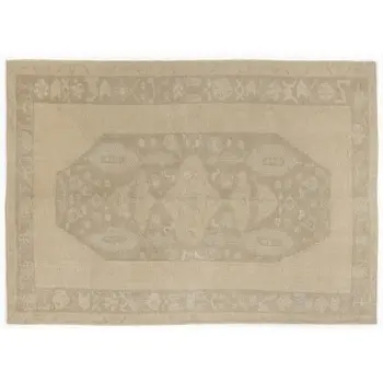 

Handmade Beige Antique Oushak Area Rug 182x263 Cm-5'12''X8'8''