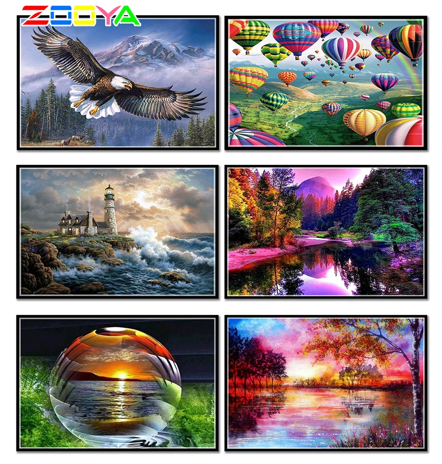 Картина из страз 5D &quotсделай сам&quot полная вышивка стразами с изображением орла