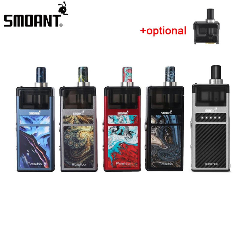 

Original Smoant Pasito Pod Kit 3ml Capacity 25W with 1100mAh battery airflow control system VS Frenzy/ DRAG Nano