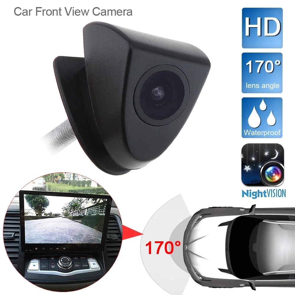CCD HD Автомобильная камера с логотипом Переднего Вида для Venza TUNDRA Avalon Carina Avensis Solara