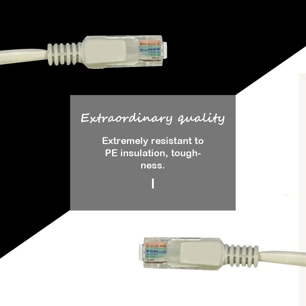 15MCat-6 Ethernet кабель плоский с кабельными зажимами Интернет сетевой кабель высокоскоростной LAN провод с Snagless Rj45 разъемы