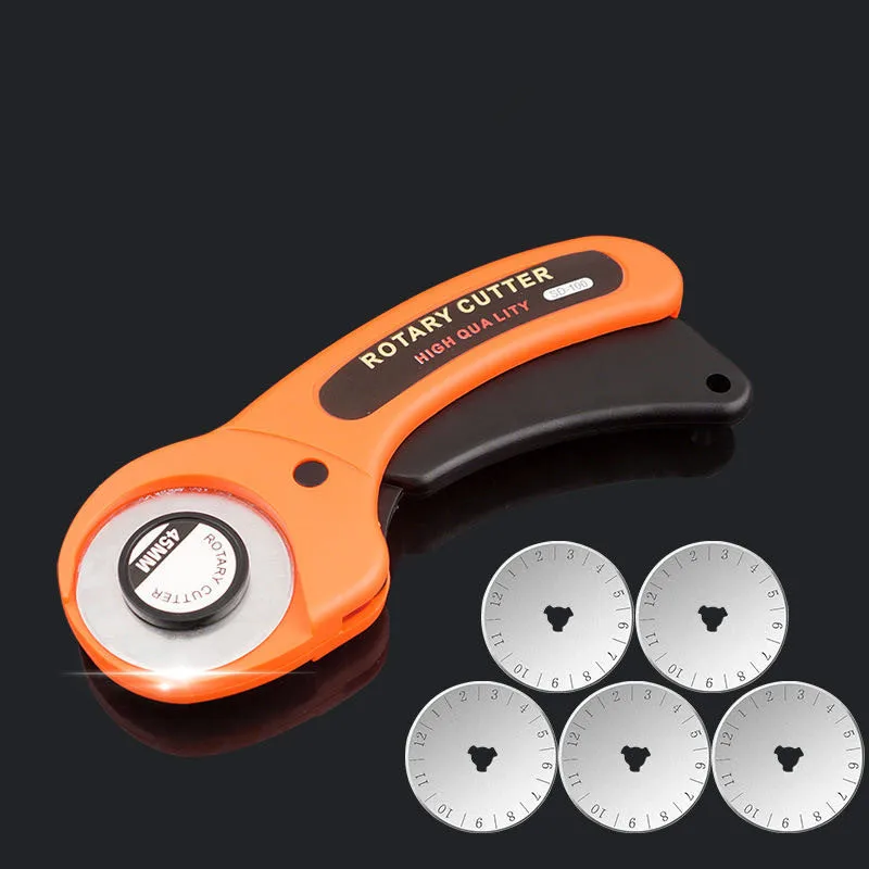 

High Strength Rotary Cutter Patchwork Hob Manual Cutting Cloth Circular Cutting Scissors Leather Craft Engraving Tool
