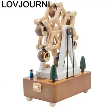 

Musicale Caixa Birthday Gift For Girlfriend Imagine Dragon Wood Boite A Musique Carousel Musical caja De Musica Music Box